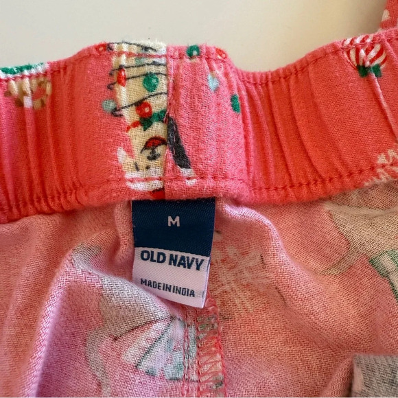 Old Navy- Women’s Pets-Dogs-Cats-Holiday-Pink-Christmas-Pajama Pants-Medium - Picture 4 of 12